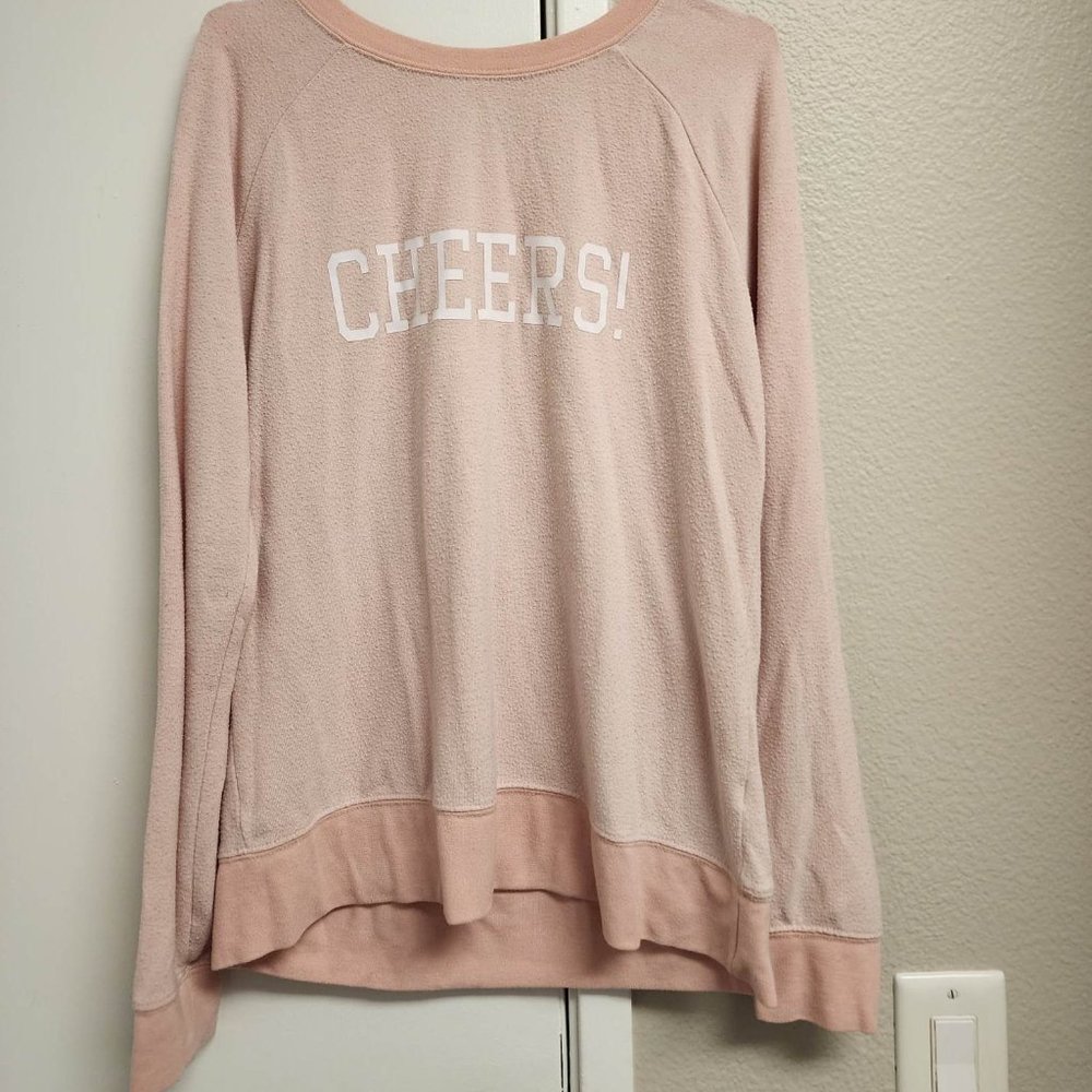 Cheers! Light Pink Sweater  - Medium